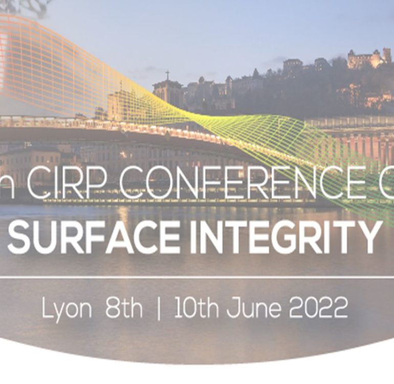 Club Usinage - CIRP Conférence Surface Integrity 2022